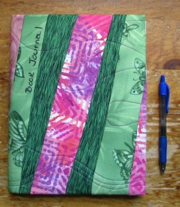 Journal cover made during a workshop put on by Peggy Notestine