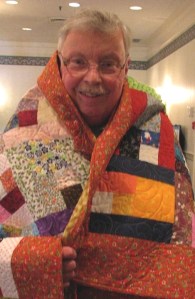 This colorful quilt is also by Bob Johnson.