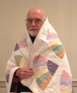 This quilt was made by Polly Ellerbe of Montpelier, Vermont.