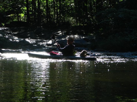 Jay and Goldie on the CT River 2014