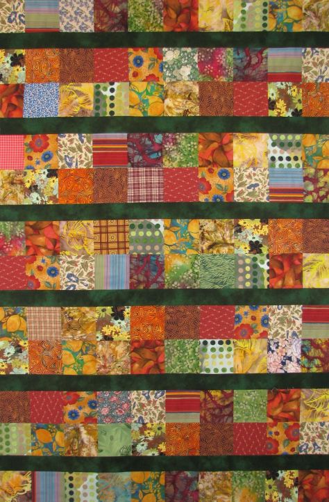 Chloe's quilt top-2015