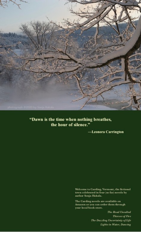 SH-Maple branch in snow